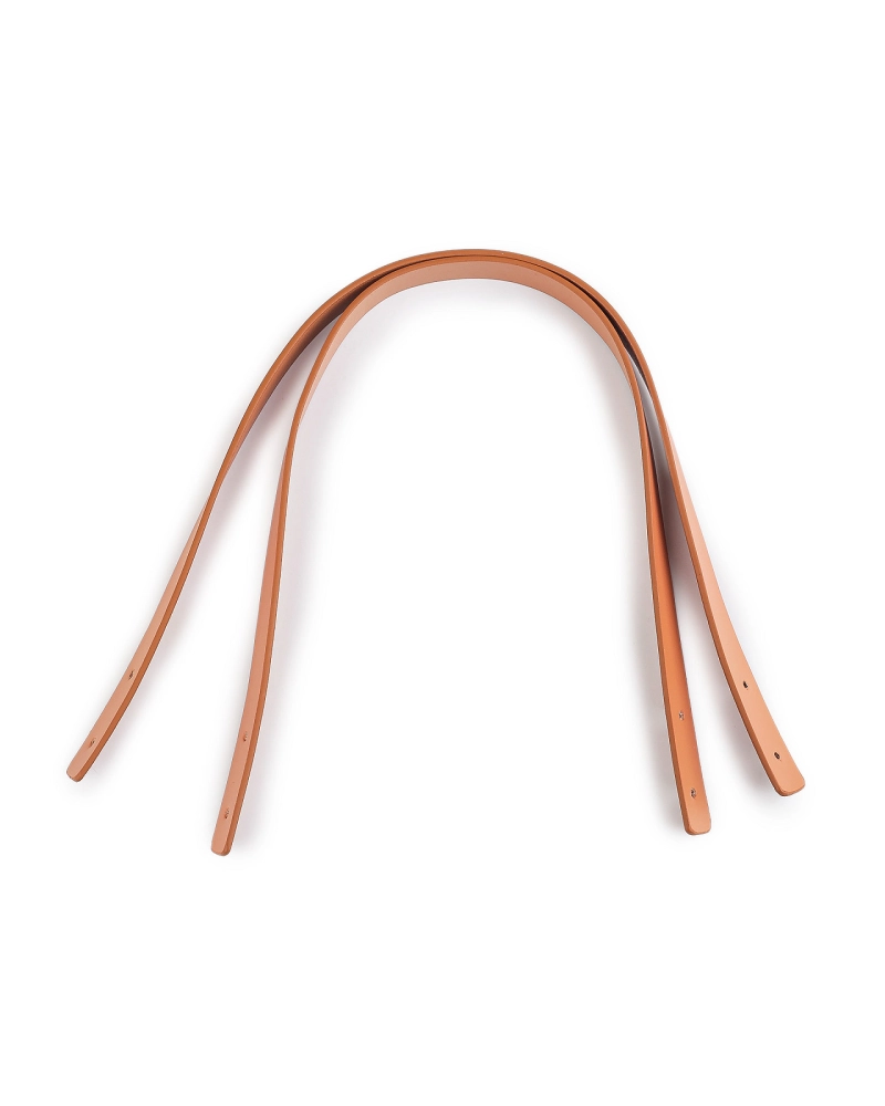 Kožené ucho na tašku šírka 1,5 cm dĺžka 45 cm - 2 ks | Mimib