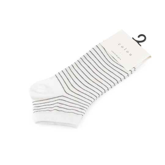 Dámske / dievčenské bavlnené ponožky členkové - 1 pár | Mimib