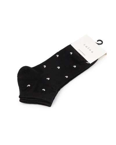 Dámske / dievčenské bavlnené ponožky členkové - 1 pár | Mimib