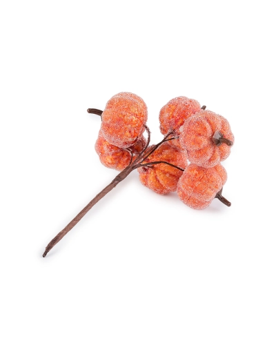 Umelé tekvice v ľade, na drôtiku - 6 ks | Mimib