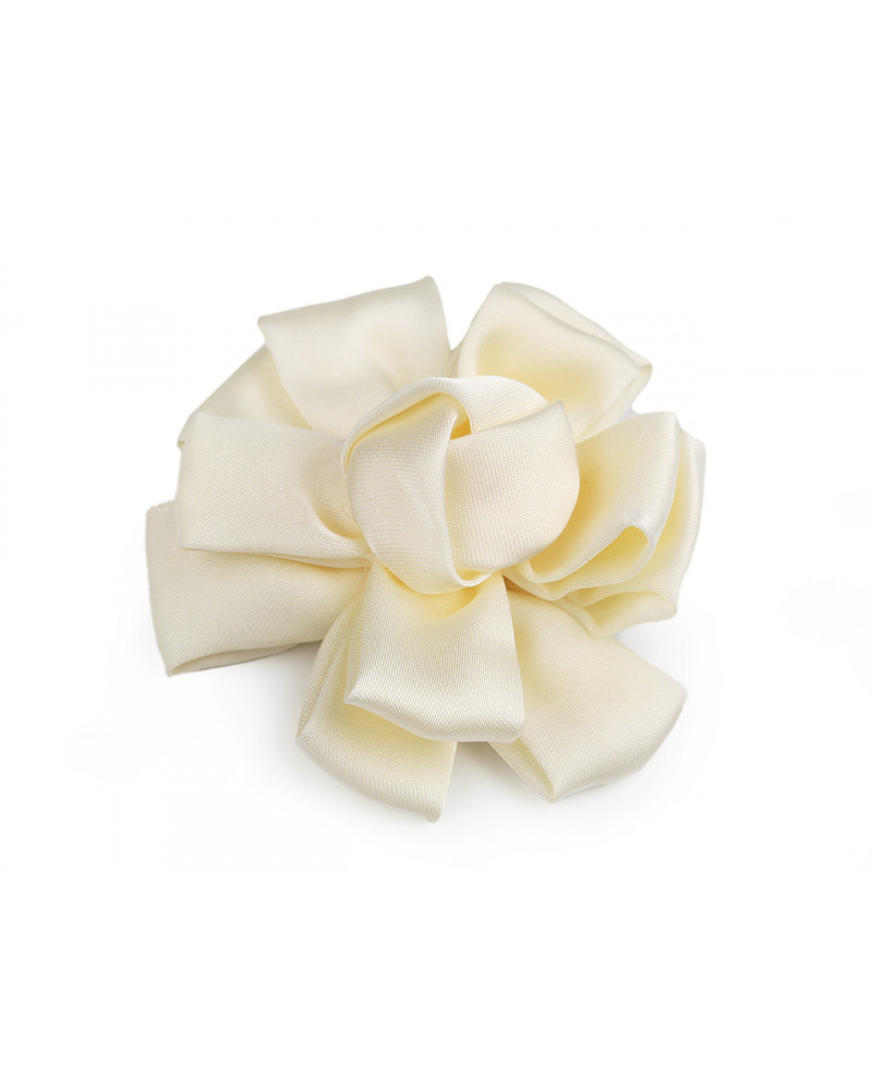 Saténový kvet na našitie a nalepenie Ø6,5 cm | Mimib