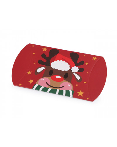 Vianočná darčeková krabička sob, Mikuláš, snehuliak| Mimib