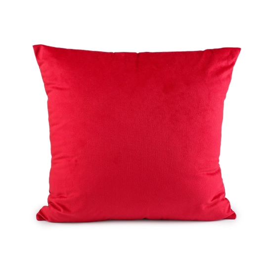 Velvetový / zamatový vankúš vo vianočných farbách 40x40 cm - 1 ks | Mimib