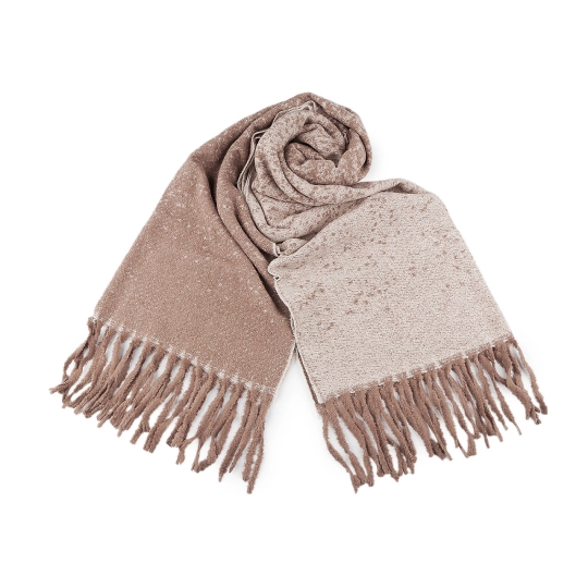 Zimný šál / pléd so strapcami 60x195 cm - 1 ks | Mimib