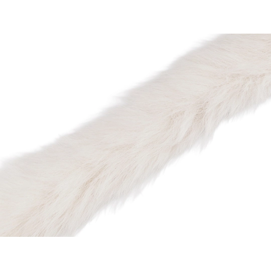 Všívacia odevná / dekoračná kožušina okrúhla šírka 5 cm - 1 m | Mimib