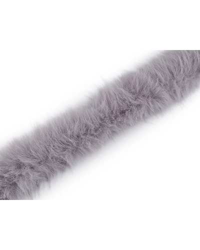 Všívacia odevná / dekoračná kožušina okrúhla šírka 5 cm - 1 m | Mimib