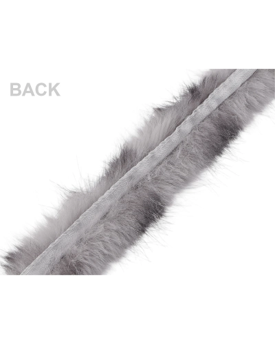 Všívacia odevná / dekoračná kožušina okrúhla zvierací vzor šírka 4,5 cm - 1 m | Mimib