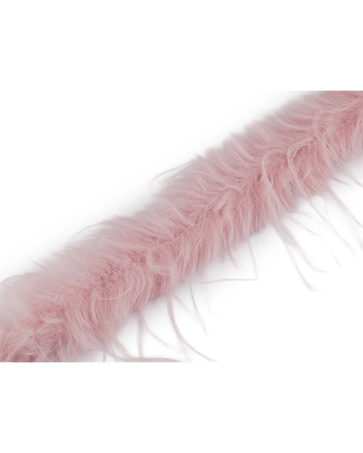 Všívacia odevná / dekoračná kožušina s dlhým chlpom šírka 6 cm - 1 m | Mimib