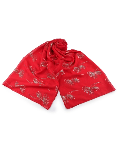 Šatka / šál so zlatou potlačou 70x180 cm - 1 ks | Mimib