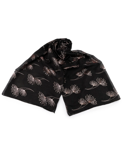 Šatka / šál so zlatou potlačou 70x180 cm - 1 ks | Mimib