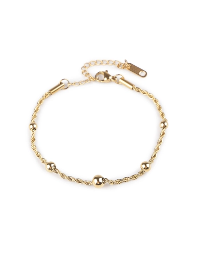 Náramok z nerezovej ocele krútený - 1 ks | Mimib