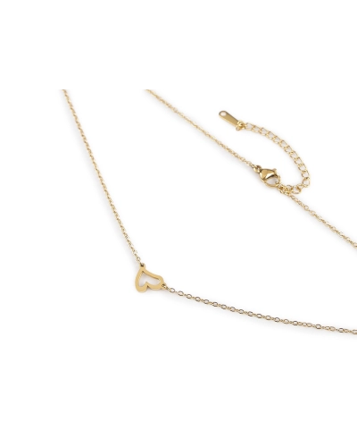 Náhrdelník z nerezovej ocele srdce - 1 ks | Mimib