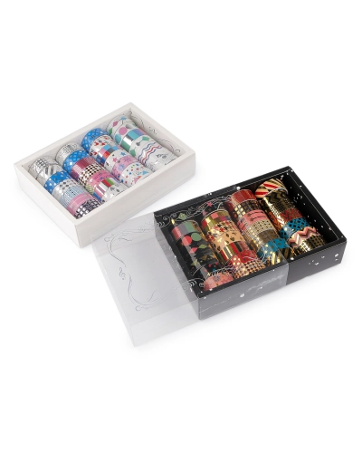 Ozdobná lepiaca páska šírka 15 mm - 7 ks | Mimib