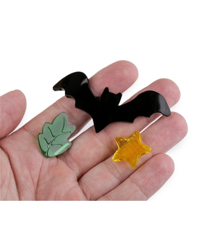 Gélové samolepky Halloween / čarodejnice - 1 kar. | Mimib