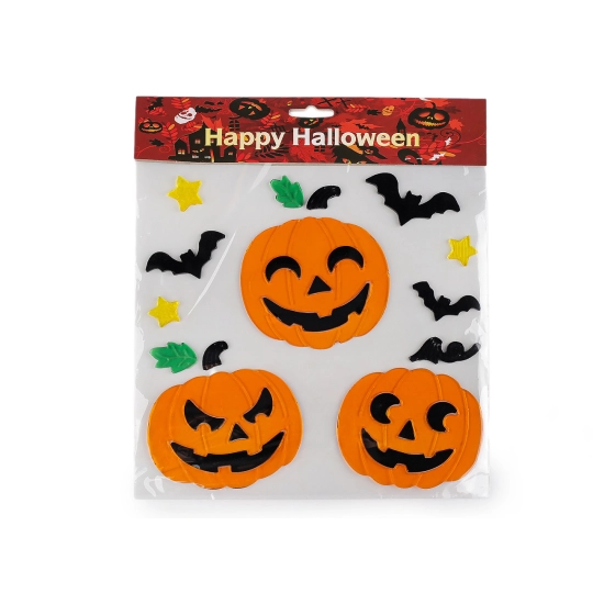 Gélové samolepky Halloween / čarodejnice - 1 kar. | Mimib