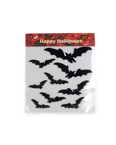 Gélové samolepky Halloween / čarodejnice - 1 kar. | Mimib