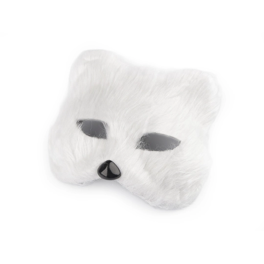 Karnevalová maska - škraboška chlpatá mačka - 1 ks | Mimib