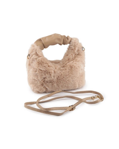 Kožušinová kabelka 24x21 cm - 1 ks | Mimib