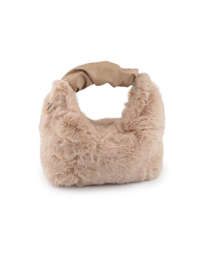 Kožušinová kabelka 24x21 cm - 1 ks | Mimib