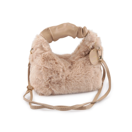Kožušinová kabelka 24x21 cm - 1 ks | Mimib