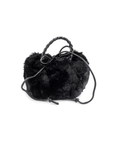 Kožušinová kabelka 24x18 cm - 1 ks | Mimib