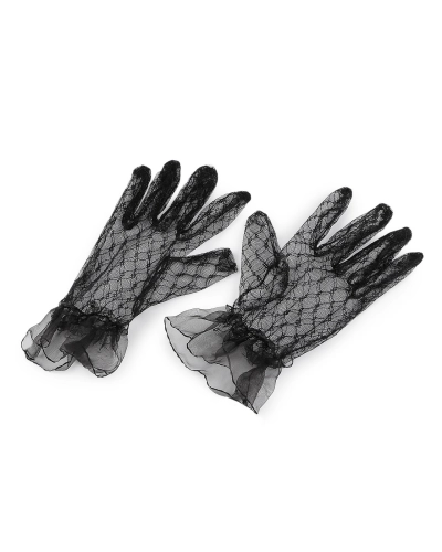 Spoločenské rukavice čipkové - 1 pár | Mimib