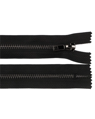 Kovový zips No 5 dĺžka 12 cm (jeansový) - 1 ks | Mimib