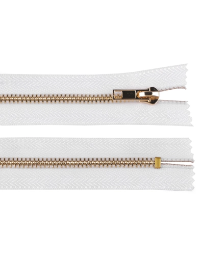 Kovový zips No 5 dĺžka 20 cm (jeansový) - 1 ks | Mimib