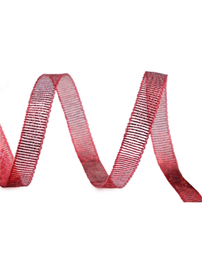 Brokátová stuha s lurexom šírka 10 mm - 10 m | Mimib