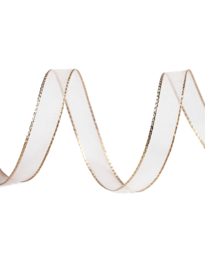 Monofilová stuha s lurexom šírka 10 mm - 20 m | Mimib