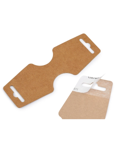 Samolepiaca karta na zavesenie tovaru 55x150 mm papierová - 100 ks | Mimib
