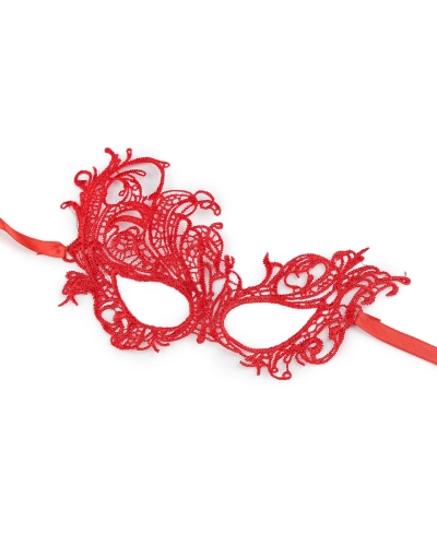 Karnevalová maska - škraboška čipková - 1 ks | Mimib