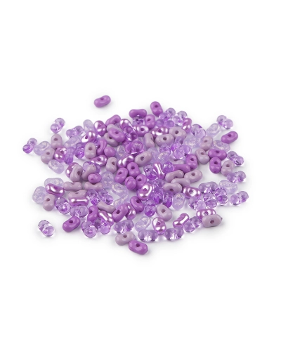 Plastové korálky peanut mix 4x6 mm - 10 g | Mimib