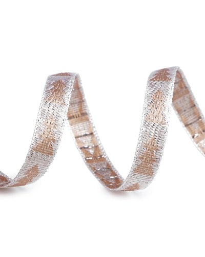 Vianočná stuha metalická šírka 10 mm - 20 m | Mimib