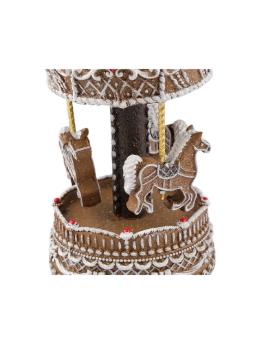 Vianočný kolotoč imitácia perníka - hrajúci - 1 ks | Mimib