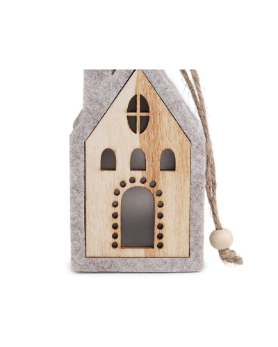 Filcový domček svietiaci na zavesenie - 1 ks | Mimib