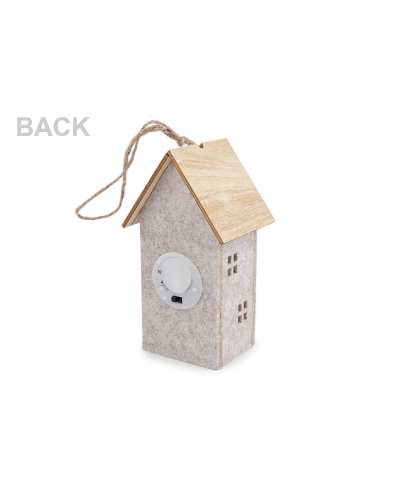 Filcový domček svietiaci na zavesenie - 1 ks | Mimib