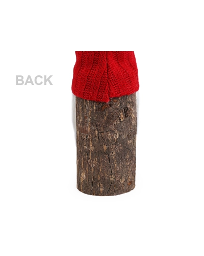 Vianočný škriatok z dreva, s dlhou čiapkou - 1 ks | Mimib