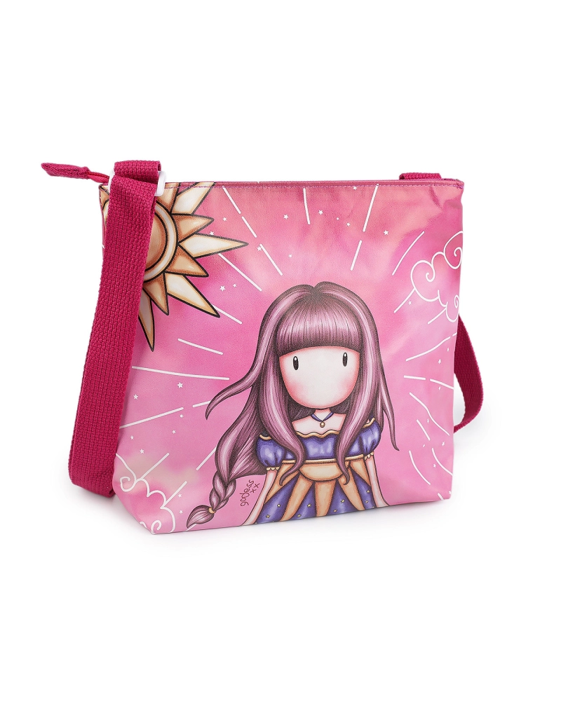 Dievčenská kabelka crossbody 23x22 cm s potlačou - 1 ks | Mimib