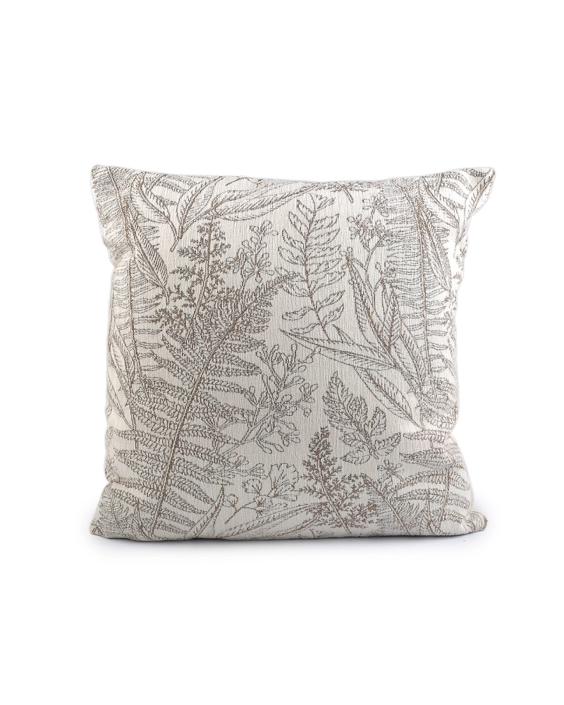 Ženilková obliečka na vankúš papradie 43x43 cm - 2 ks | Mimib