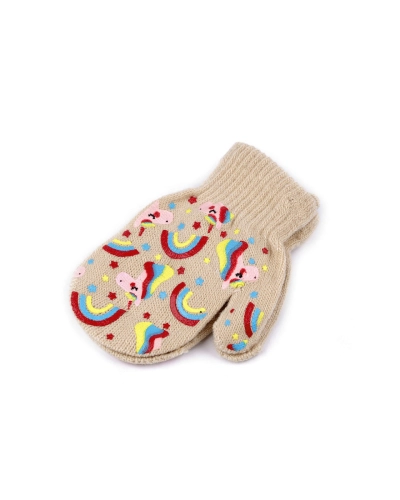 Detské pletené rukavice palčiaky - 1 pár | Mimib