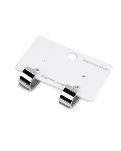 Náušnice z nerezovej ocele krúžky - 1 pár | Mimib