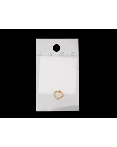 Prívesok z nerezovej ocele srdce - 1 ks | Mimib