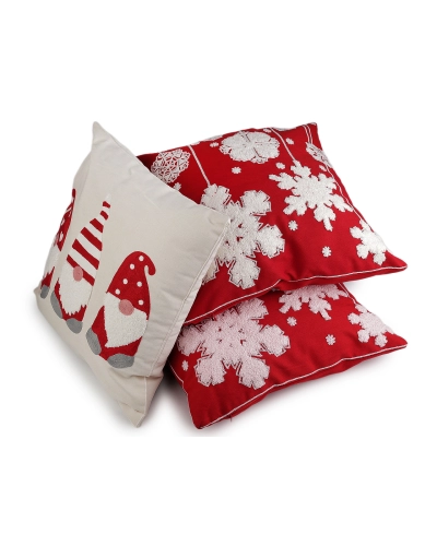 Vianočná obliečka na vankúš vyšívaná 45x45 cm - 1 ks | Mimib