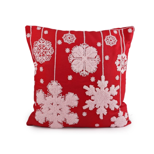 Vianočná obliečka na vankúš vyšívaná 45x45 cm - 1 ks | Mimib