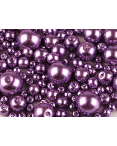 Sklenené voskové perly mix veĺkostí Ø4-12mm | Mimib