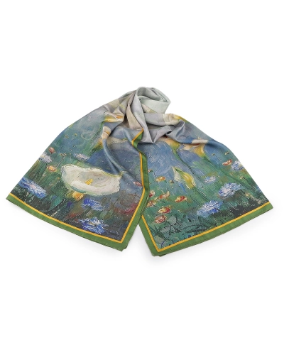 Saténová šatka / šál 70x175 cm - 1 ks | Mimib