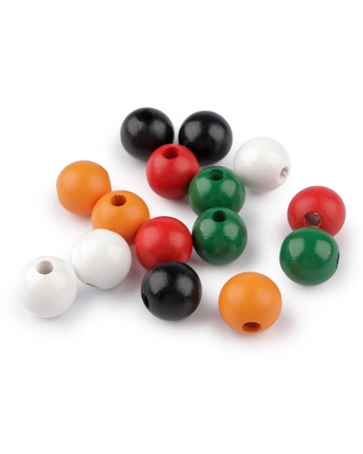 Drevené koráliky Ø16 mm - 10 ks | Mimib