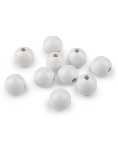 Drevené koráliky Ø16 mm - 10 ks | Mimib