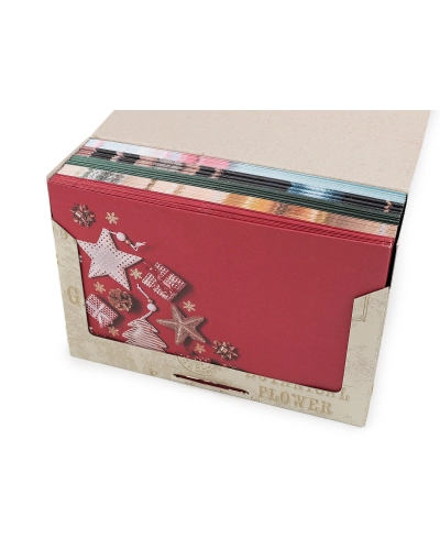 Vianočná obálka na peniaze 12x17,5 cm - 100 ks | Mimib